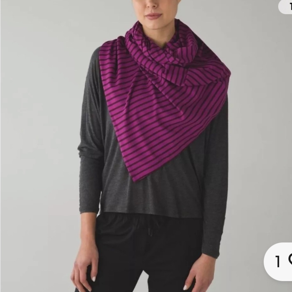 Lululemon Vinyasa Scarf Wrap Shrug Rulu Fabric One Size New with Tags